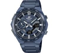 Smartwatch CASIO EDIFICE, blau (dunkelblau, blau), Smartwatches, Herren, Smartwatch, Armbanduhr, Quarzuhr, Herrenuhr, Edelstahlarmband, Bluetooth (93838059-0) dunkelblau, blau