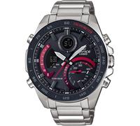 Smartwatch CASIO EDIFICE "ECB-900DB", silber (silberfarben, schwarz, silberfarben), Smartwatches, Herren, Smartwatch, Solaruhr, Armbanduhr, Herrenuhr, Android, iOS, Edelstahlarmband (20344501-0) silbe