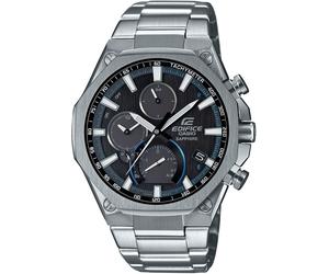 Smartwatch CASIO EDIFICE "EQB-1100D-1AER", silber (edelstahlfarben, edelstahlfarben), Smartwatches, Herren, Smartwatch, Solaruhr, Armbanduhr, Herrenuhr,Bluetooth, Edelstahlarmband,Saphirglas (29360503