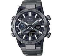 Smartwatch CASIO EDIFICE, grau (anthrazit, schwarz, grau), Smartwatches, Herren, Smartwatch, Solaruhr, Armbanduhr, Herrenuhr, Bluetooth, Stoppfunktion,Phone Finder (38727521-0) anthrazit, schwarz, gra