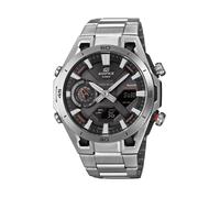 Smartwatch CASIO EDIFICE, silberfarbenschwarz, silberfarben, Smartwatches, Herren, Smartwatch, Solaruhr, Armbanduhr, Herrenuhr, Hand Moving Funktion, Neo-Display (31793718-0) silberfarbenschwarz, silb