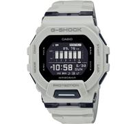 Smartwatch CASIO G-SHOCK "GBD-200", grau (hellgrau, schwarz, hellgrau), Smartwatches, Herren, Smartwatch, Armbanduhr, Herren,Bluetooth,Schrittzähler,bis 20bar wasserd.,digital (40262668-0) hellgrau, s