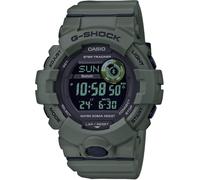 Smartwatch CASIO G-SHOCK "GBD-800", grün (olivgrün, schwarz, dunkelgrün), Smartwatches, Herren, Smartwatch, Quarzuhr,Armbanduhr,Herrenuhr,Schrittzähler,bis 20bar wasserd.digital (61524306-0) olivgrün,