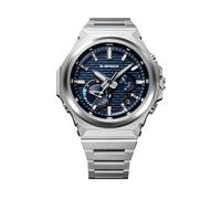 Smartwatch CASIO G-SHOCK "GST-B1000D", edelstahlfarben, blau, edelstahlfarben, Smartwatches, Herren, Smartwatch, Armbanduhr, Herren, Bluetooth, Super Illuminator, Flight Log Memory (42270604-0) edelst