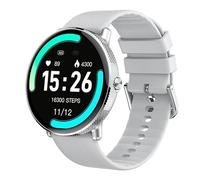 Smartwatch Cool AMOLED-Display Forever Silikon (Anrufe, Gesundheit, Sport), grau, Grande, Modern