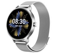 Smartwatch Damen Herren Rund, 1.27" AMOLED Smart Watch mit Telefonfunktion, Fitnessuhr Damen mit Pulsuhr Schlafmonitor Schrittzähler, 120+ Sportmodi, IP68 Wasserdicht Sportuhr für Samung iOS Android