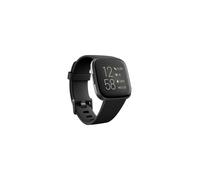 Smartwatch Fitbit Versa 2 Zifferblatt schwarz 40mm Armband Gummi Sport GPS Uhr