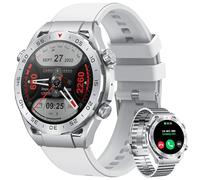 Smartwatch Fitnessuhr Uhren Armbanduhr mit Telefonfunktion: 1.42" Herren Smart Watch Bluetooth Anruf mit Schlafmonitor Schrittzähler Uhr Pulsuhr 100+ Sportmodi Fitness Armbanduhr für Android iOS