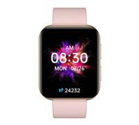 "Smartwatch GRC Maxx Amoled HD Display 1,78\" Anruf & SMS IP68 Wasserdicht Gold Armband Rosa"