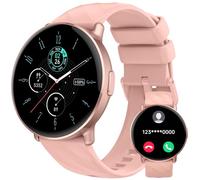 Smartwatch Herren Damen, 1,39" HD Touch Fitnessuhr mit Bluetooth Anruf, 112+ Sportmodi Fitness Tracker Uhr SpO2 Pulsuhr Schlafmonitor Schrittzähle, IP68 Wasserdicht Sport Uhr für Android iOS, Rosa