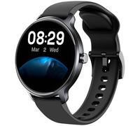 Smartwatch Herren Damen Rund, 1.27" AMOLED Smart Watch mit Telefonfunktion, Fitnessuhr Herren mit Pulsuhr Schlafmonitor Schrittzähler, 120+ Sportmodi, IP68 Wasserdicht Sportuhr für Samsung iOS Android