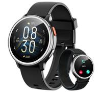 Smartwatch Herren Damen Rund, 1.27" Smart Watch mit Telefonfunktion/Whatsapp,Uhren Damen mit Pulsuhr Schlafmonitor Schrittzähler Uhr,120+ Sportmodi 3ATM Wasserdicht,Fitnessuhr für Samsung iOS Android