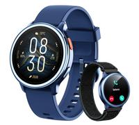 Smartwatch Herren Damen Rund, 1.27" Smart Watch mit Telefonfunktion/Whatsapp,Uhren Damen mit Pulsuhr Schlafmonitor Schrittzähler Uhr,120+ Sportmodi 3ATM Wasserdicht,Fitnessuhr für Samsung iOS Android