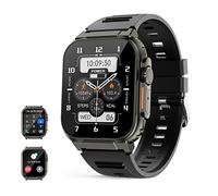 Smartwatch Herren Ultra mit Telefonfunktion, Fitness-Tracker mit Herzfrequenz Schlafüberwachung, Musikspeicher,600 mAh großer Akku,Blutdruckmonitor, Diktiergerät,fitnessuhr Sportuhr für Android iOS
