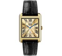 Smartwatch ICE-WATCH, gold (schwarz, goldfarben, schwarz), Smartwatches, Damen, Smartwatch, Armbanduhr, Damenuhr, Lederarmband, Bluetooth, digital (92004164-0) schwarz, goldfarben, schwarz