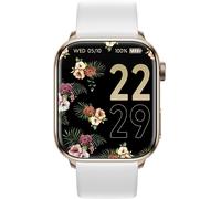 Ice-Watch - ICE smart 2.0 Rose-Gold White - Rosafarbene Connected Watch mit weißem Silikonarmband für Frauen - 022537 (1,96 inch)