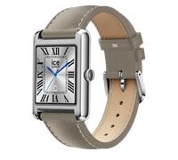 Smartwatch ICE-WATCH "ICE smart TKS 2.0", beige (grau, grau), Smartwatches, Damen, Smartwatch, Armbanduhr, Damenuhr, Bluetooth, digital, Spiele, Lederarmband (69241006-0) grau, grau