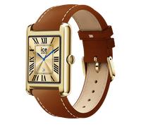 Smartwatch ICE-WATCH "ICE smart TKS 2.0", braun, goldfarben, braun, Smartwatches, Damen, Smartwatch, Armbanduhr, Damenuhr, Bluetooth, digital, Spiele, Lederarmband (42710941-0) braun, goldfarben, brau