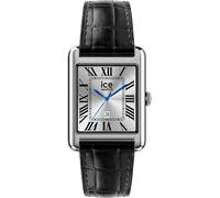 Smartwatch ICE-WATCH, schwarz (schwarz, silberfarben, schwarz), Smartwatches, Damen, Smartwatch, Armbanduhr, Damenuhr, Lederarmband, Bluetooth, digital (14421230-0) schwarz, silberfarben, schwarz