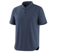 Smartwool - Active Mesh Polo - Merinoshirt, Gr. L, blau (Nightfall/DeepNavy)
