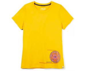 Smartwool Damen T-Shirt Smartwool Merino Sport 150 Crankset Short Sleeve Mango Sorbet S