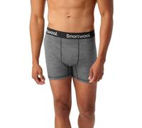 Smartwool - Technische Boxershorts aus Merinowolle - Men's Boxer Brief Boxed Medium Gray Heather für Herren - Größe XL - aus Wolle - Grau Grau XL