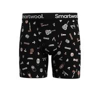 SmartWool Herren Merino Print Brief Boxed Boxershorts, Black Gone Camping, XXL