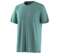 Smartwool - Merino Hemp Blend S/S Pocket Tee - Merinoshirt, Gr. XL, türkis (DustyTealHeather)