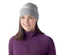 Smartwool Standard-Thermo-Merino-Mütze mit Bündchen, wendbar, hellgrau, neblige Kiefern