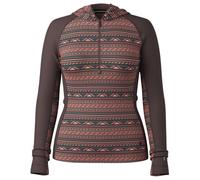 Smartwool - Women's Classic Thermal Merino BL 1/2 Zip Hoodie - Merinopullover, Gr. L, braun (CoralReefSummitSoul)