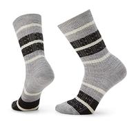 Smartwool Women's Everyday Striped Cable Crew Socks, Gestreifte Crew-Socken mit Zopfmuster für Damen im Alltag, SW0018470391001