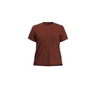 Smartwool Women's Perfect Crew Short Sleeve Tee Apparel PECAN BROWN ( MEDIUM BROWN) XS