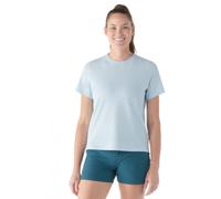Smartwool Women's Perfect Crew Short Sleeve Tee Everyday WINTER SKY H ( LIGHT BLUE) L