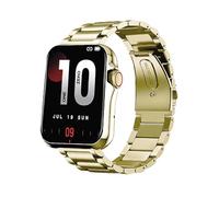 SMARTY Digitale Herren-Automatikuhr mit Metallarmband SW028N33, goldfarben, modern, Gold, Modern