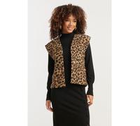 Smashed Lemon Weste in Hellbraun - Größe L | Damenjacken