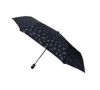 SMATI Kleiner Taschenschirm - kompakte - Sturmsicherer Regenschirm winddicht (Silberne Konstellation)