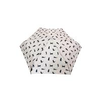 SMATI Mini Kompakt-Faltschirm ;Taschengröße 18cm, windfest, 200g ultraleicht, manuell, Reise-Regenschirm Katzen
