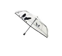 Smati Regenschirm Chien Compact Transparent Dog Schwarz Transparant Black S