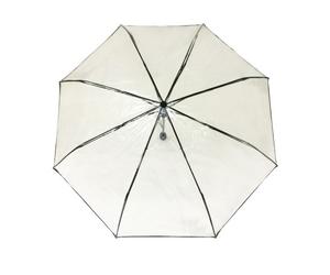 Smati Regenschirm Pliant Compact Transparant Black S
