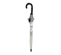 Smati Transparenter Regenschirm Hund für Kinder, fluoreszierend, Inklusive Trillerpfeife