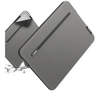 Smatree SlimPro Laptop-Hülle für 14,5 Zoll Dell 14 Premium DA14250, 14,5 Zoll Dell XPS 14, Latitude 3440/3450, Etui mit Zubehörtasche, Patentiertes Super-Corner-Design, Hellgrau(S420LG)