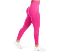 SMILDOOX Leggings Damen Sena, Nahtlose High Waist Sportleggings mit V-Kontur & Shaped Fit, Figurformende Trainingshose aus atmungsaktivem Funktionsmaterial für Fitness, Yoga & Freizeit