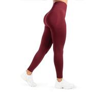 SMILDOOX Leggings Damen Sena, Nahtlose High Waist Sportleggings mit V-Kontur & Shaped Fit, Figurformende Trainingshose aus atmungsaktivem Funktionsmaterial für Fitness, Yoga & Freizeit