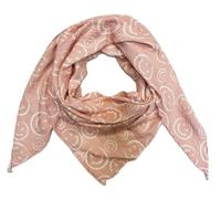 Smiley Smile Dreieck Schal aus 100% Baumwolle Frühling Unisex Uni Fashion Stola Tuch Übergangszeit Italy Sommer Strickschal Strick Tuch Happy (Altrosa)