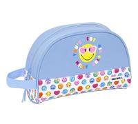Smiley World Joyful Kulturbeutel für Kinder, klein, mit Griff, Kulturbeutel für Kinder, anpassbar an den Wagen, recycelbarer Stoff, bequem und vielseitig, Qualität und Widerstandsfähigkeit, 28 x 10 x