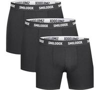 SMILODOX Boxershorts 3er Pack Larry (124886) S Schwarz