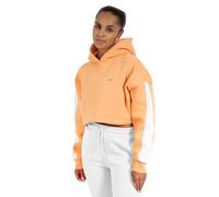 SMILODOX Crop Hoodie Damen Amaya, Oversize Fit Crop Pullover Langarm, weicher Baumwollstoff, Kapuze und graviertes Metallabel, Sweatshirt Langarm Hoody, Ideal für Freizeit und Sport