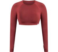 SMILODOX Longsleeve Damen Linnea, Sportshirt mit Rückenausschnitt und Snatched Bund, Funktionsshirt Extra Lange Ärmel mit Daumenloch, Figurbetontes Langarmshirt für Gym, Yoga und Freizeit