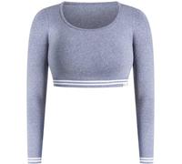 SMILODOX Crop Longsleeve Miriel (124915) M Blau