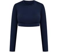 SMILODOX Crop Longsleeve Tisha (124733) L Marineblau